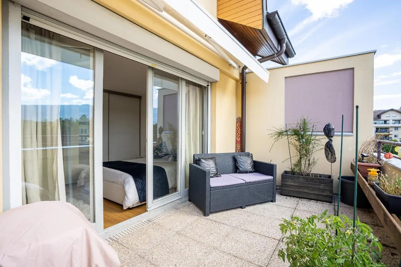 Cyclades Superbe Appartement Avec Piscine Et Terrain Tennis Saint-Julien-en-Genevois 0*,